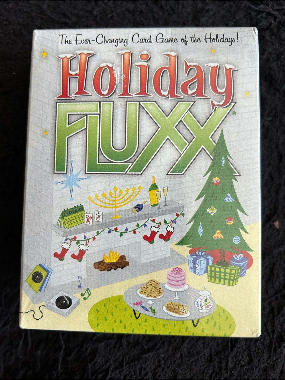Lux Holiday Fluxx Card Game - Red, Green, Gold